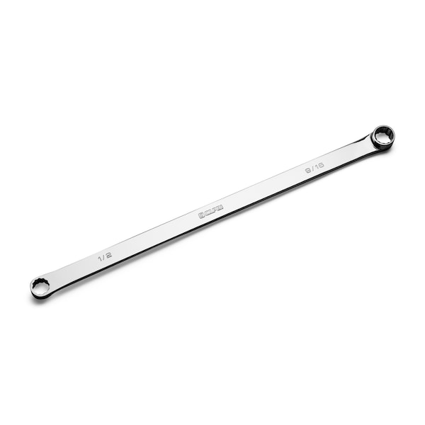 1/2 in x 9/16 in 0-Degree Offset Extra-Long Box End Wrench